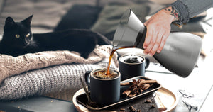 Asobu 造型時尚手沖咖啡壺｜攜帶方便｜雙層不銹鋼銅內層保溫佳