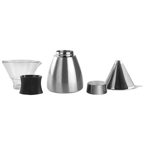 Asobu 造型時尚手沖咖啡壺｜攜帶方便｜雙層不銹鋼銅內層保溫佳