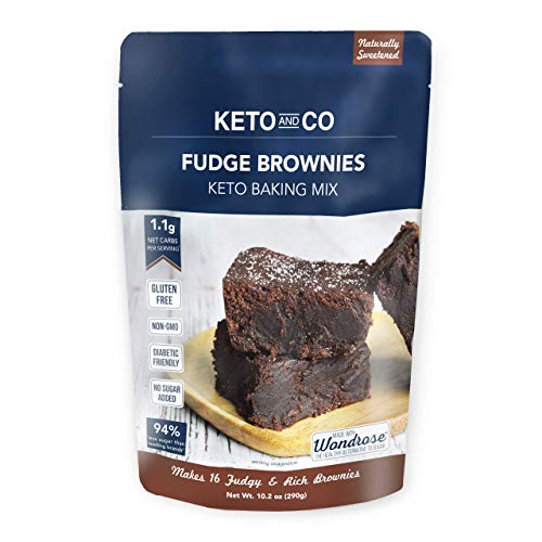 Keto and Co 生酮布朗尼蛋糕烘配粉| 無麩質、無糖、低碳水化合物
